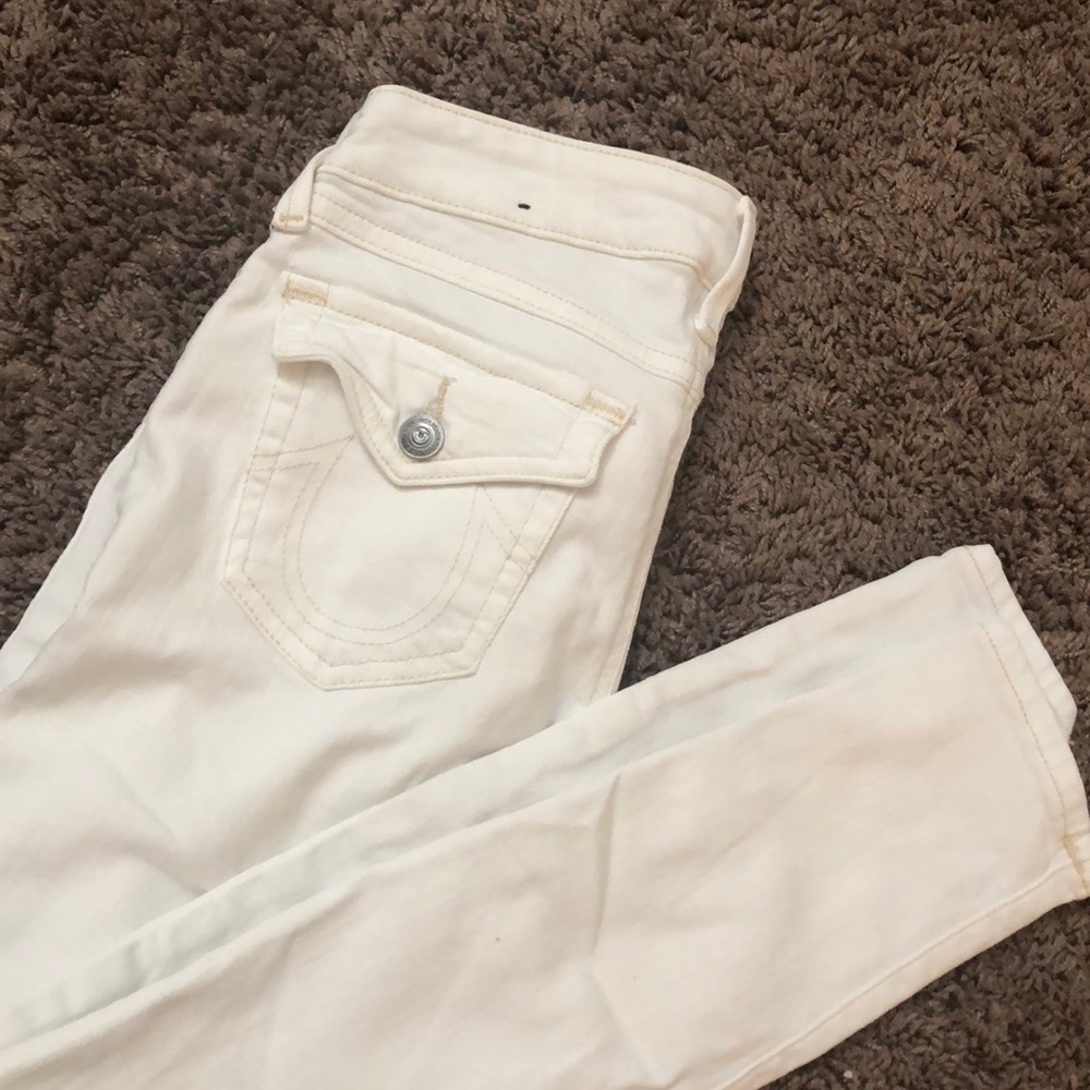 True Religion Low Rise Super Skinny Jeans